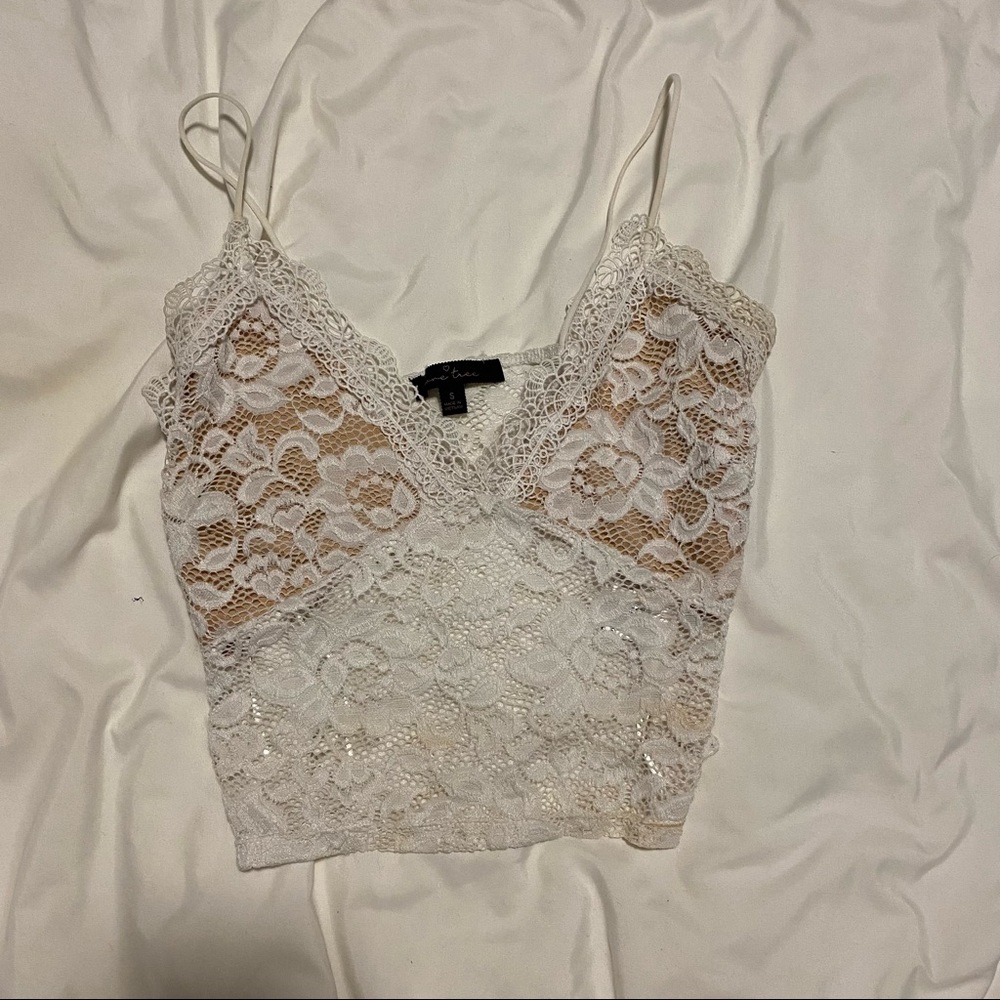 Lace tank top